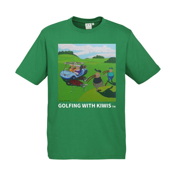 Golf Cart Chaos with Kiwis T-Shirt Thumbnail