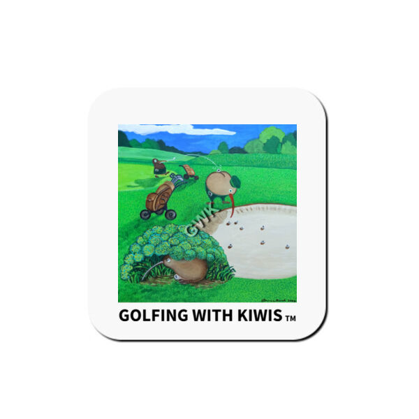 The Great Kiwi Egg Mix-Up Beverage Coaster Thumbnail