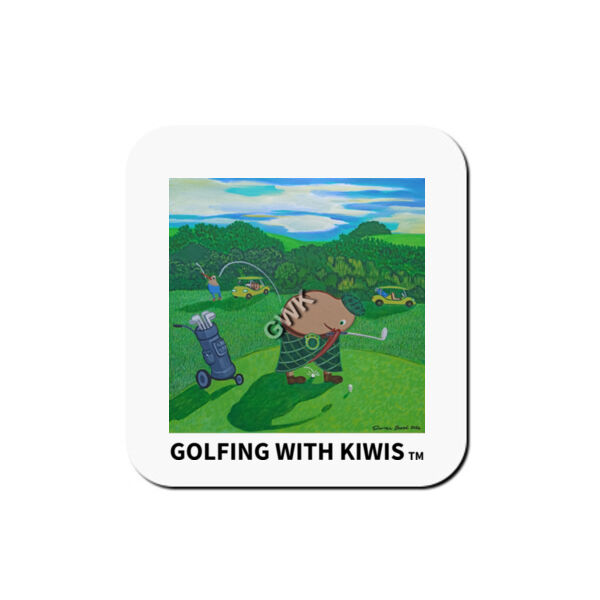 Kilted Golf Surprise: Did I Lay That: Beverage Coaster Thumbnail