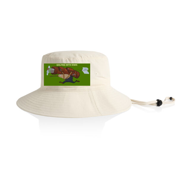 Kiwi Caddy – Wide Brim Bucket Hat Thumbnail