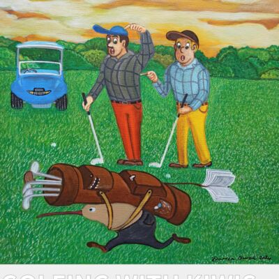 We take golf seriously - With White Text.  Thumbnail